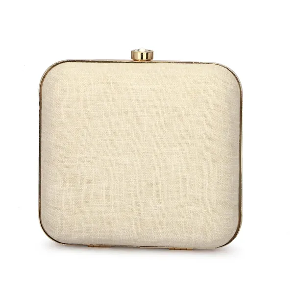 Beige_Cotton_Premium_Clutch_Box_Purse_For_Women