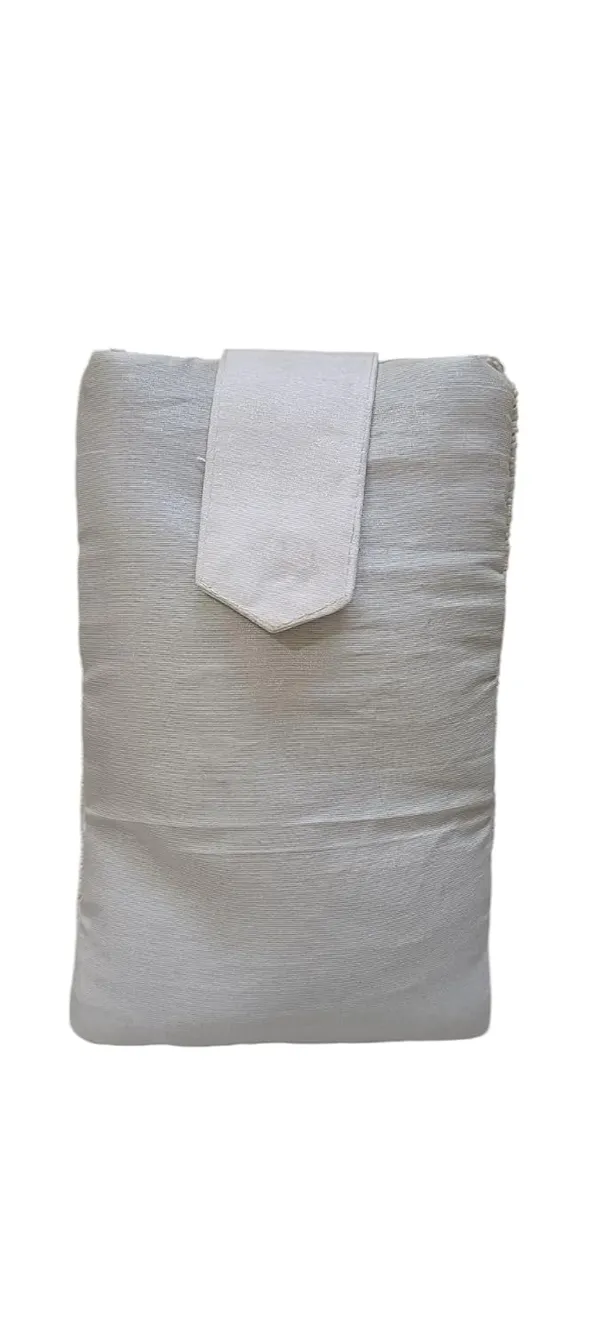 White_Cotton_Premium_Clutch_Box_Purse_For_Women