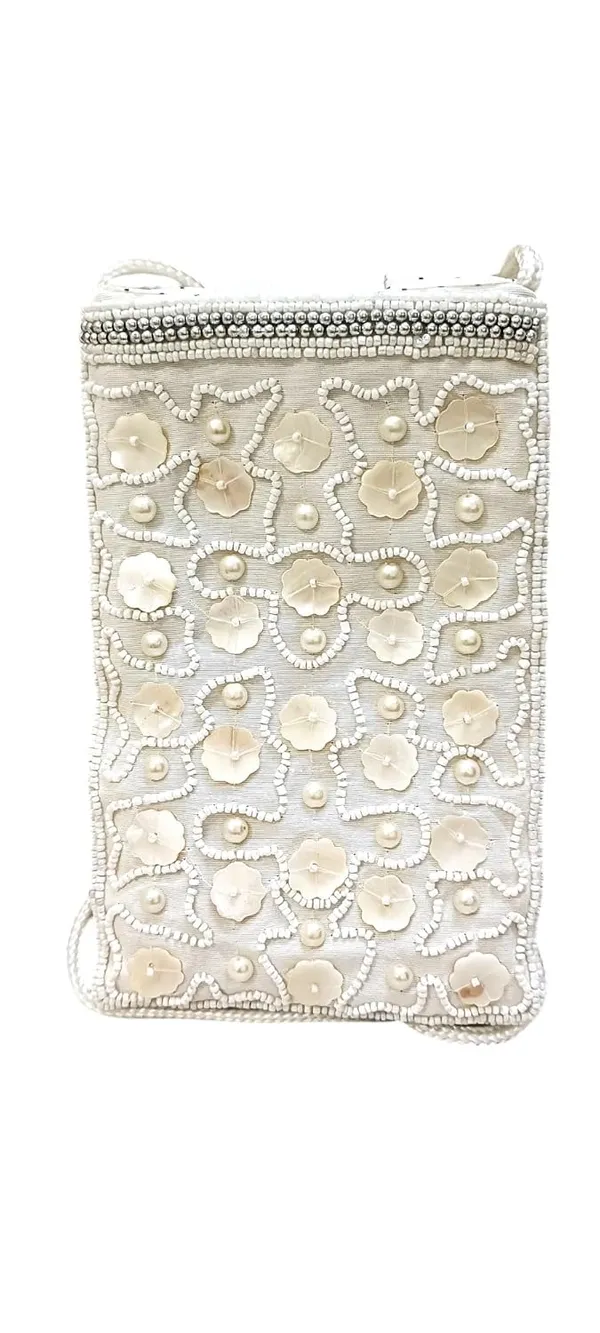 White_Cotton_Premium_Clutch_Box_Purse_For_Women
