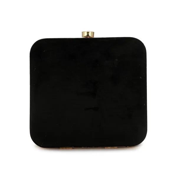 Black_Cotton_Premium_Clutch_Box_Purse_For_Women