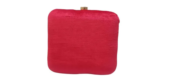 Red_Cotton_Premium_Clutch_Box_Purse_For_Women