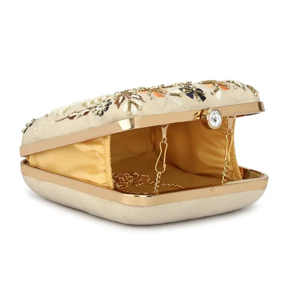 Beige_Cotton_Premium_Clutch_Box_Purse_For_Women