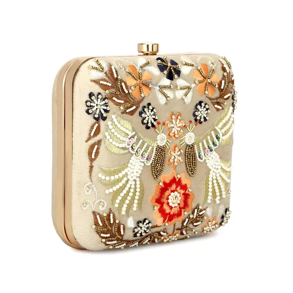 Beige_Cotton_Premium_Clutch_Box_Purse_For_Women