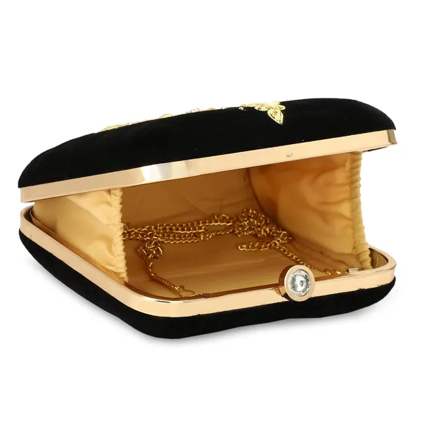 Black_Cotton_Premium_Clutch_Box_Purse_For_Women