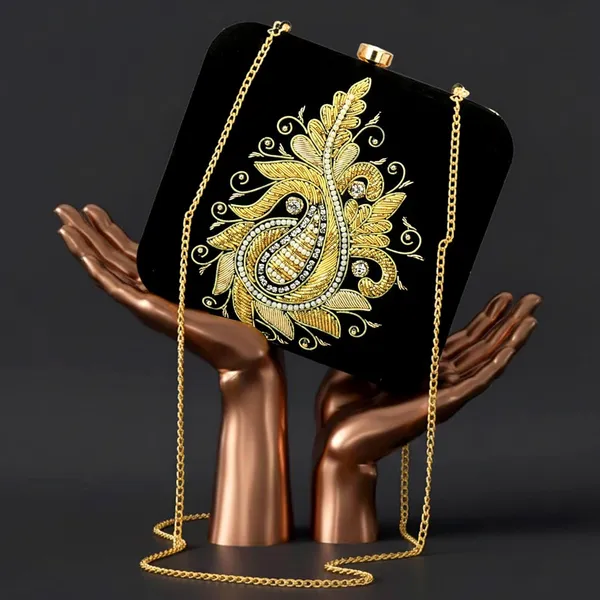 Black_Velvet_Premium_Clutch_Box_Purse_For_Women