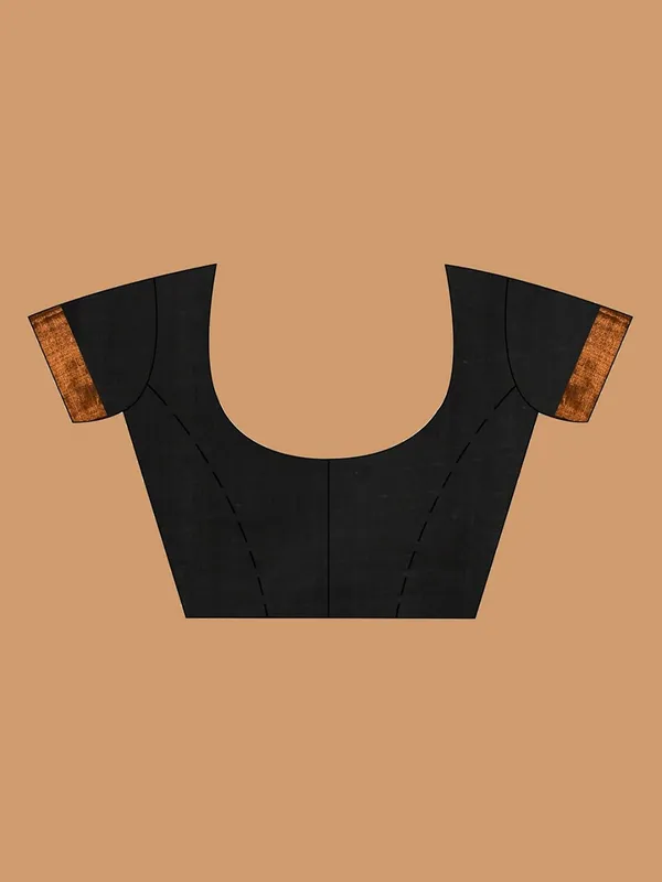 Black_Cotton_Silk_Handloom_Embroidery_Saree_With_Blouse_Piece_For_Women