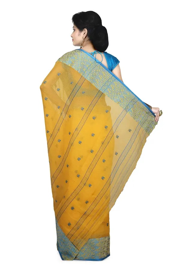 Yellow_Cotton_Saree_For_Women