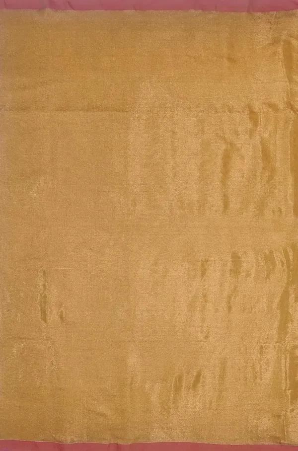 Golden_Handloom_Tissue_Zari_Plain_Saree_With_Big_Border_Without_Blouse_Piece_For_Women