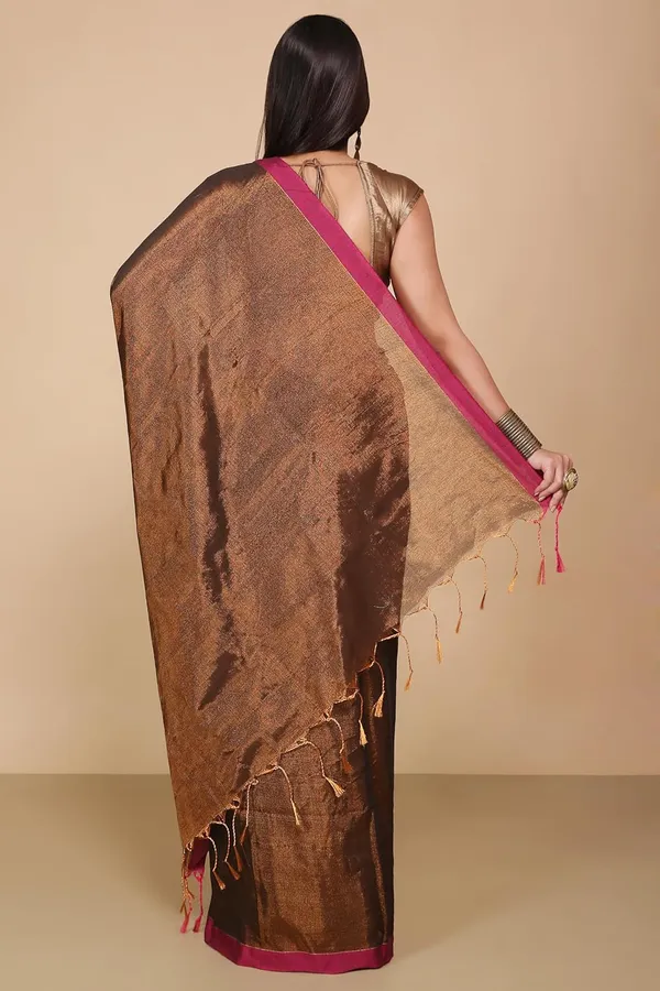 Copper_Handloom_Tissue_Silk_Traditional_Ethnic_Saree_?_55_Meter_Weight_Saree_Without_Blouse_Piece_Festive_Casual_Wear_For_Women