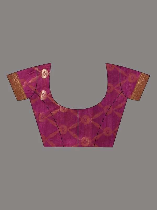 Purple_Cotton_Silk_Handloom_Banarasi_Saree_With_Exquisite_Designer_Border_For_Women