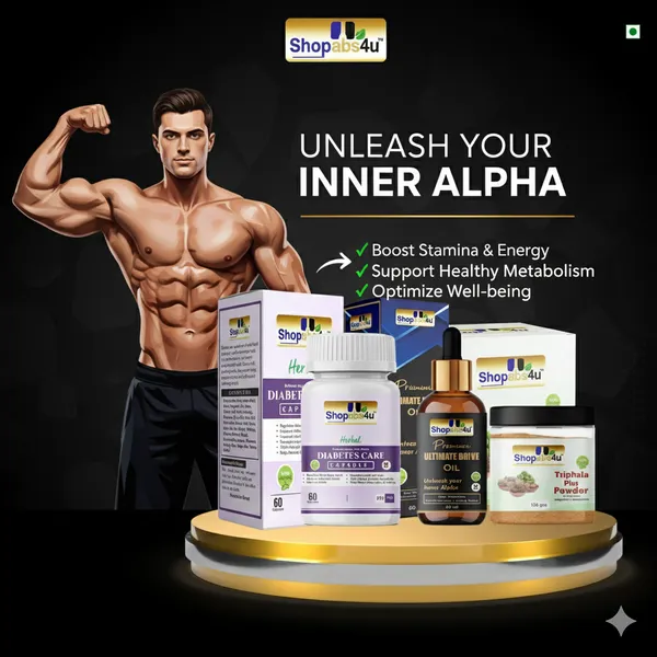 Shopabs4u_Sugar_Wellness_Support_Combo_(Herbal_Sugar_Capsule_+_Ultimate_Drive_Oil_+_Triphala_Powder)_(Pack_of_3)
