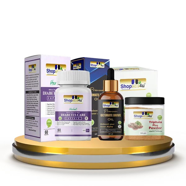 Shopabs4u_Sugar_Wellness_Support_Combo_(Herbal_Sugar_Capsule_+_Ultimate_Drive_Oil_+_Triphala_Powder)_(Pack_of_3)