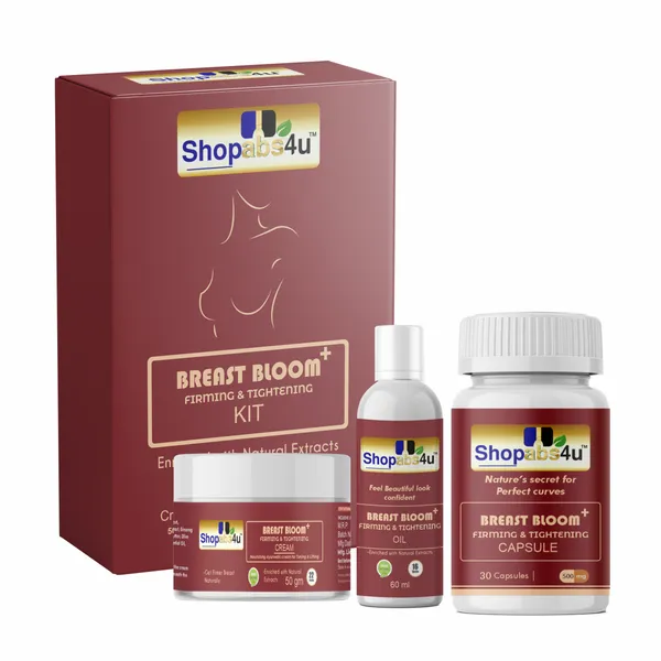 Shopabs4u_Breast_Bloom_+_[_3_in_1_]_Kit_For_Woman_Massage_Oil_60_ml,_Cream__50_gm_&_Capsule_30_pcs