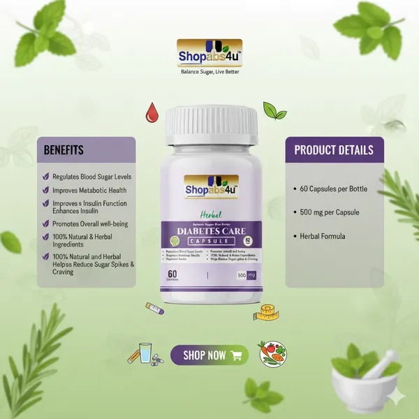Shopabs4u_Herbal_Diabetes_Care_Capsule_500_Mg_60_pcs