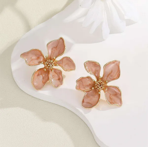 Peach_Periwinkle_Studs