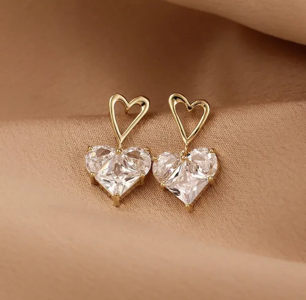 Double_Heart_Studs