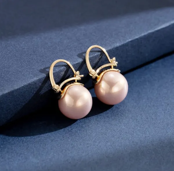 Pink_pearl_Studs