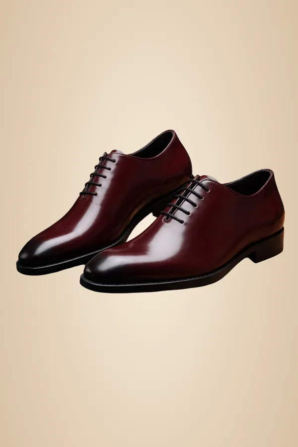 Wine_Crust_Leather_Crust_Oxford_Shoes_For_Men