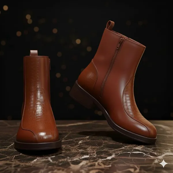 Maroon_Full_Grain_Leather_And_Tpr_Sole_Leather_Chelsea_Boots_For_Men