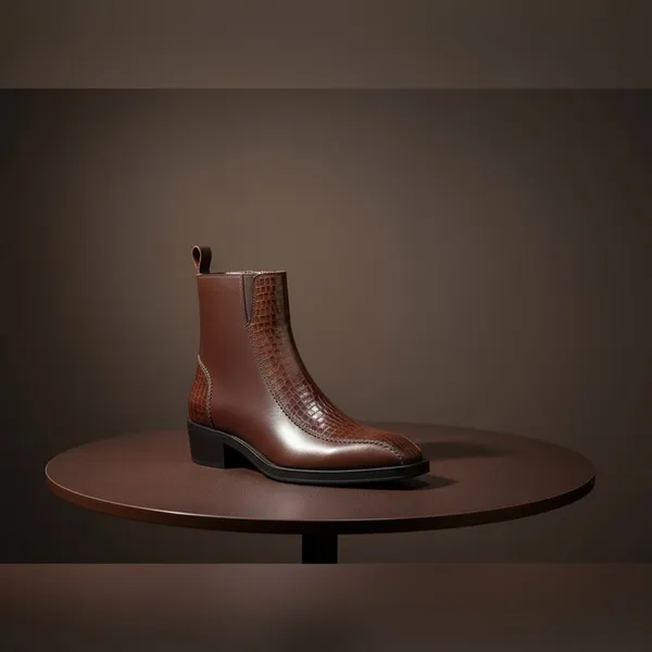 Maroon_Full_Grain_Leather_And_Tpr_Sole_Leather_Chelsea_Boots_For_Men