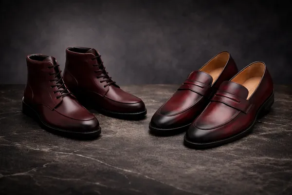 Wine_Crust_Leather_Oxford_Shoes_And_Premium_Crust_Loafers_For_Men_(Pack_Of_2)