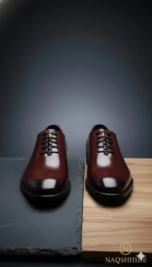 Wine_Crust_Leather_Crust_Oxford_Shoes_For_Men
