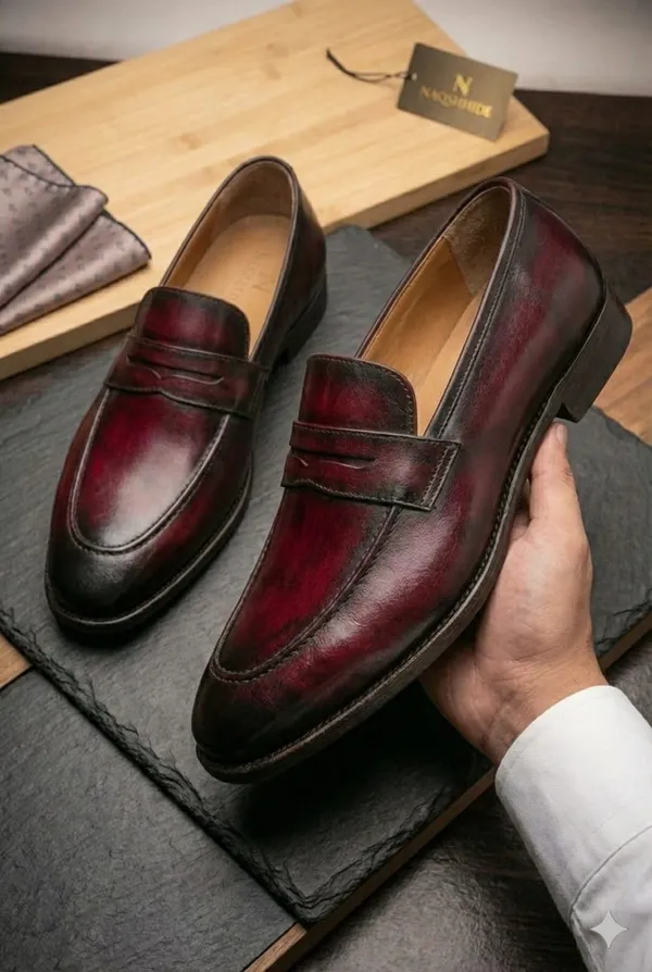 Wine_Crust_Leather_Premium_Crust_Loafers_For_Men