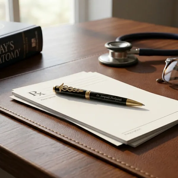Black_Personalised_Doctors_Pen