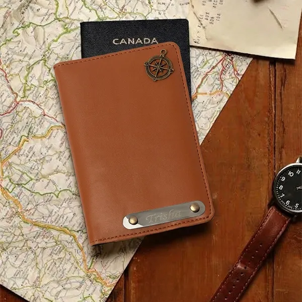 Tan_Unisex_Personalised_Passport_Holder