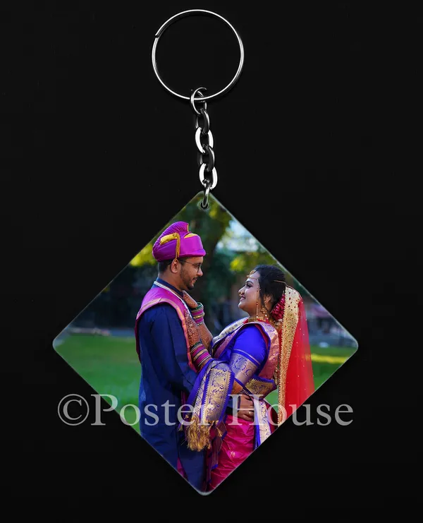 Multicolor_Personalised_Wooden_Photo_Square_Keychain