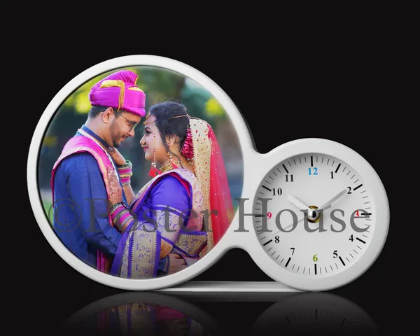 White_Personalised_Magic_Photo_Mirror_With_Clock