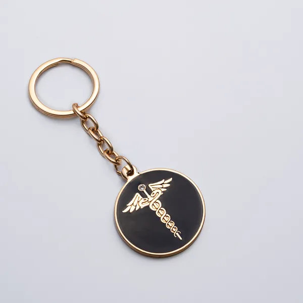 Black_And_Grey_Doctors_Personalised_Keychain