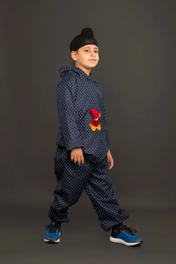 Blue_Printed_Laycra_Denim_Teddy_Emroydri_Unisex_Hoodie_Co_Ord_Set_For_Boys