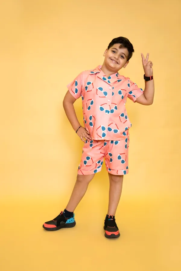 Coral_&_Blue_Popp_Ins_Coord_Set_For_Boys