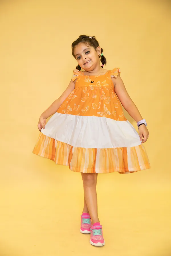 Orange_Candy_Butterfly_Dress_For_Girls
