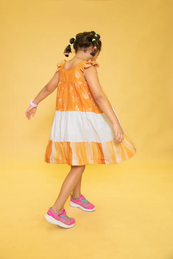 Orange_Candy_Butterfly_Dress_For_Girls