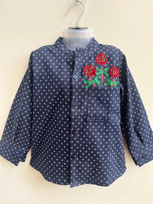 Basic_Blue_Laycra_Denim_Popsicles_Embroydri_Full_Sleeves_Party_Shirt_For_For_Boys