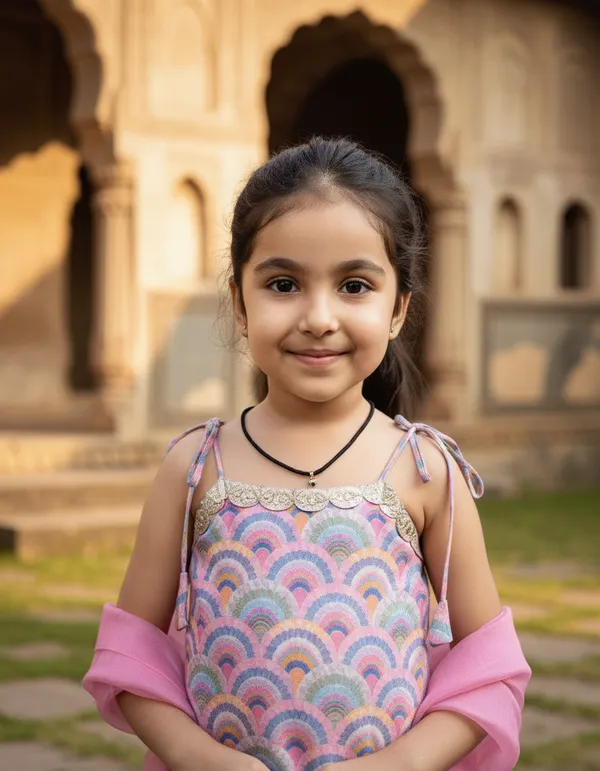 Pink_2_Piece_Digital_Print_Kurta_Sharara_Set_For_Girls