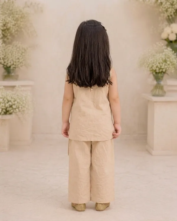 Golden_Hand_Embroidered_Tissue_Blend_Co-ord_Set_-_Set_of_2