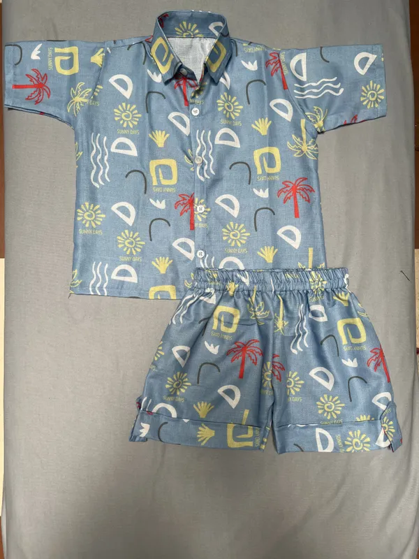 Kids_Unisex_Blue__Print_Premium_Cotton_Co-Ord_Set