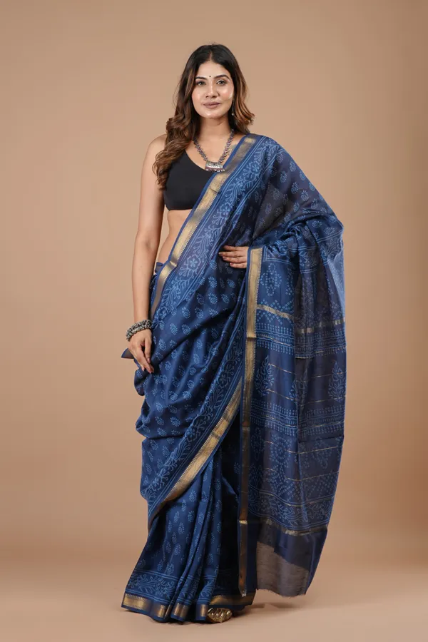 Royal_Blue_Maheshwari_Silk_Premium_Saree_With_Unstitched_Blouse_For_Women