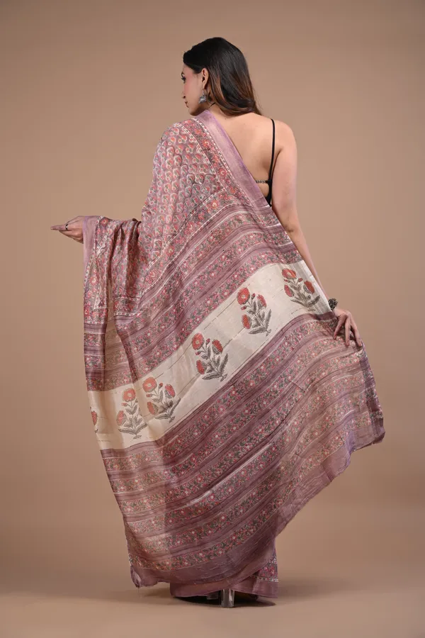 Dusty_Mauve_Maheshwari_Silk_Premium_Saree_With_Unstitched_Blouse_For_Women