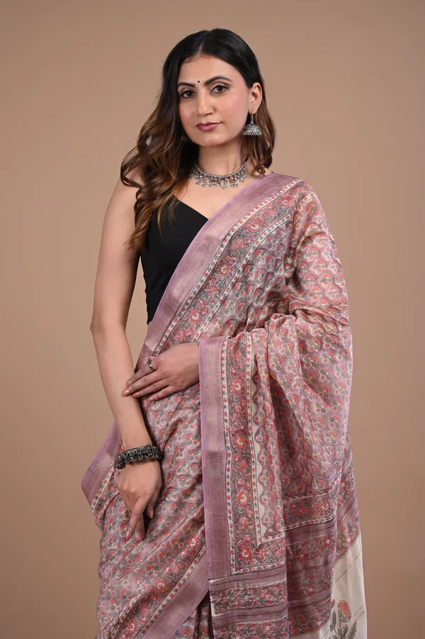 Dusty_Mauve_Maheshwari_Silk_Premium_Saree_With_Unstitched_Blouse_For_Women