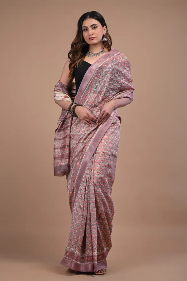 Dusty_Mauve_Maheshwari_Silk_Premium_Saree_With_Unstitched_Blouse_For_Women