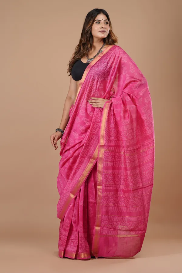 Pink_Maheshwari_Silk_Premium_Saree_With_Unstitched_Blouse_For_Women