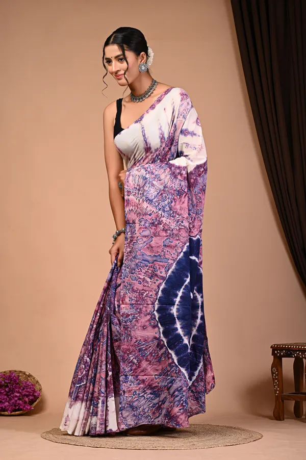 Multicolor_Cotton_Voile_Premium_Saree_With_Unstitched_Blouse_For_Women
