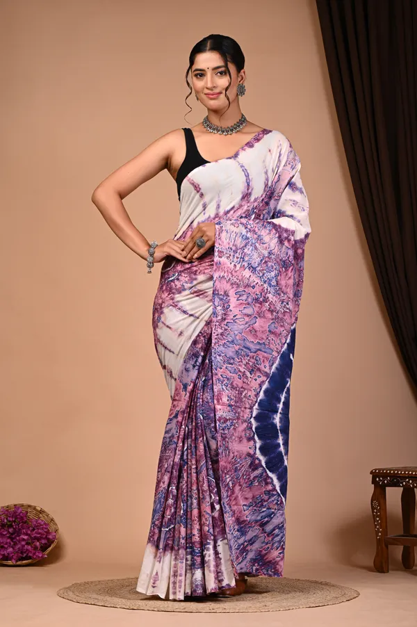Multicolor_Cotton_Voile_Premium_Saree_With_Unstitched_Blouse_For_Women