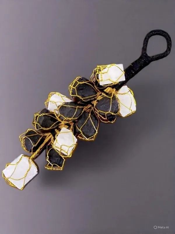 Natural_Handcrafted_Black_Tourmaline_And_Selenite_Hanging_Ornament_Selenite_And_Tourmaline_Rough_Chunks_Hanger_Protection_From_Negative_Energy_&_Evil_Eyes