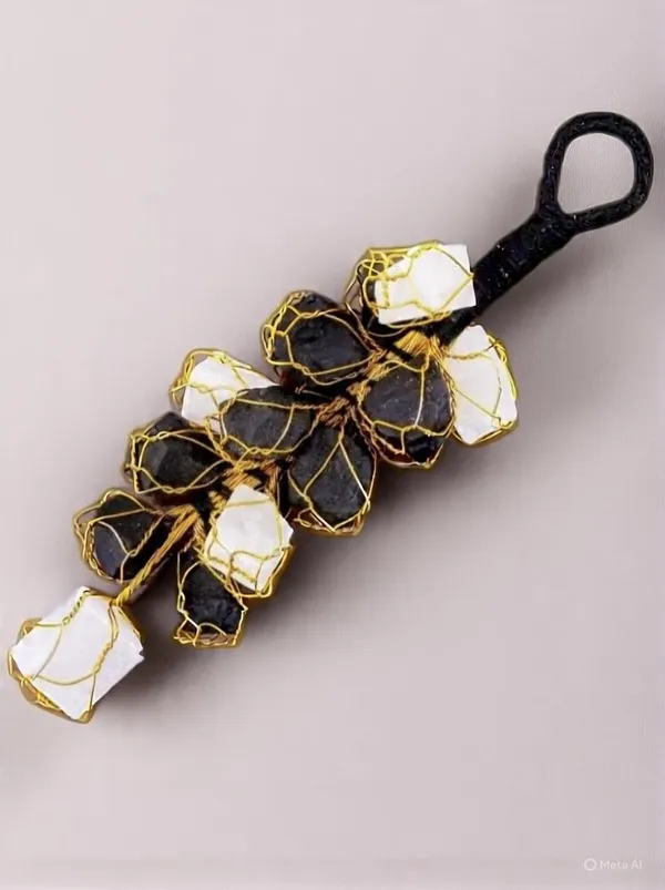 Natural_Handcrafted_Black_Tourmaline_And_Selenite_Hanging_Ornament_Selenite_And_Tourmaline_Rough_Chunks_Hanger_Protection_From_Negative_Energy_&_Evil_Eyes