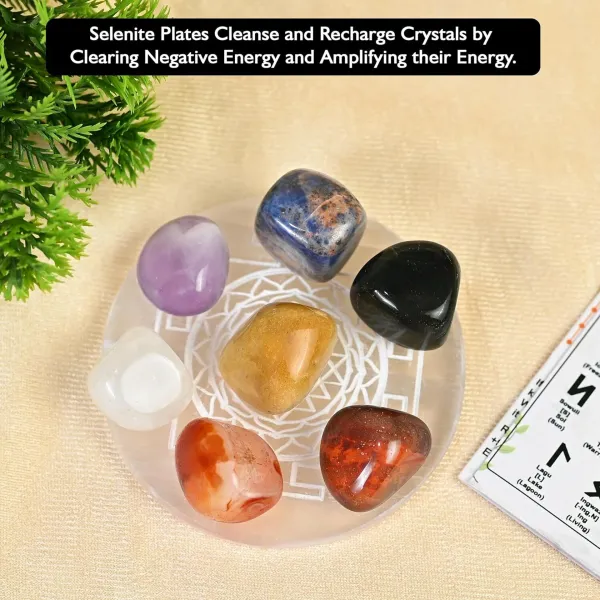 Selenite_Shri_Yantra_Charging_Plate_For_Reiki,_Crystal_Cleansing_And_Spiritual_Decorative_Showpiece_-_8_Cm